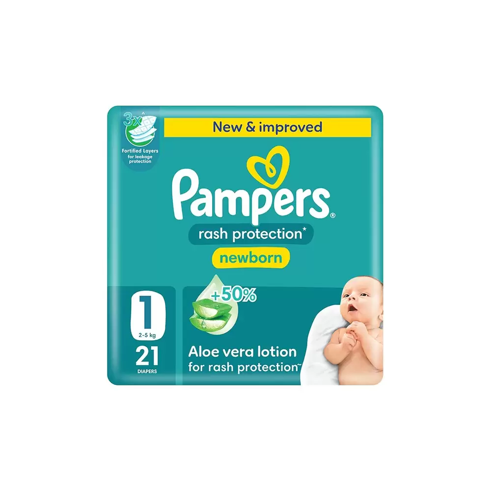Pampers Rash Protection Newborn Size 1