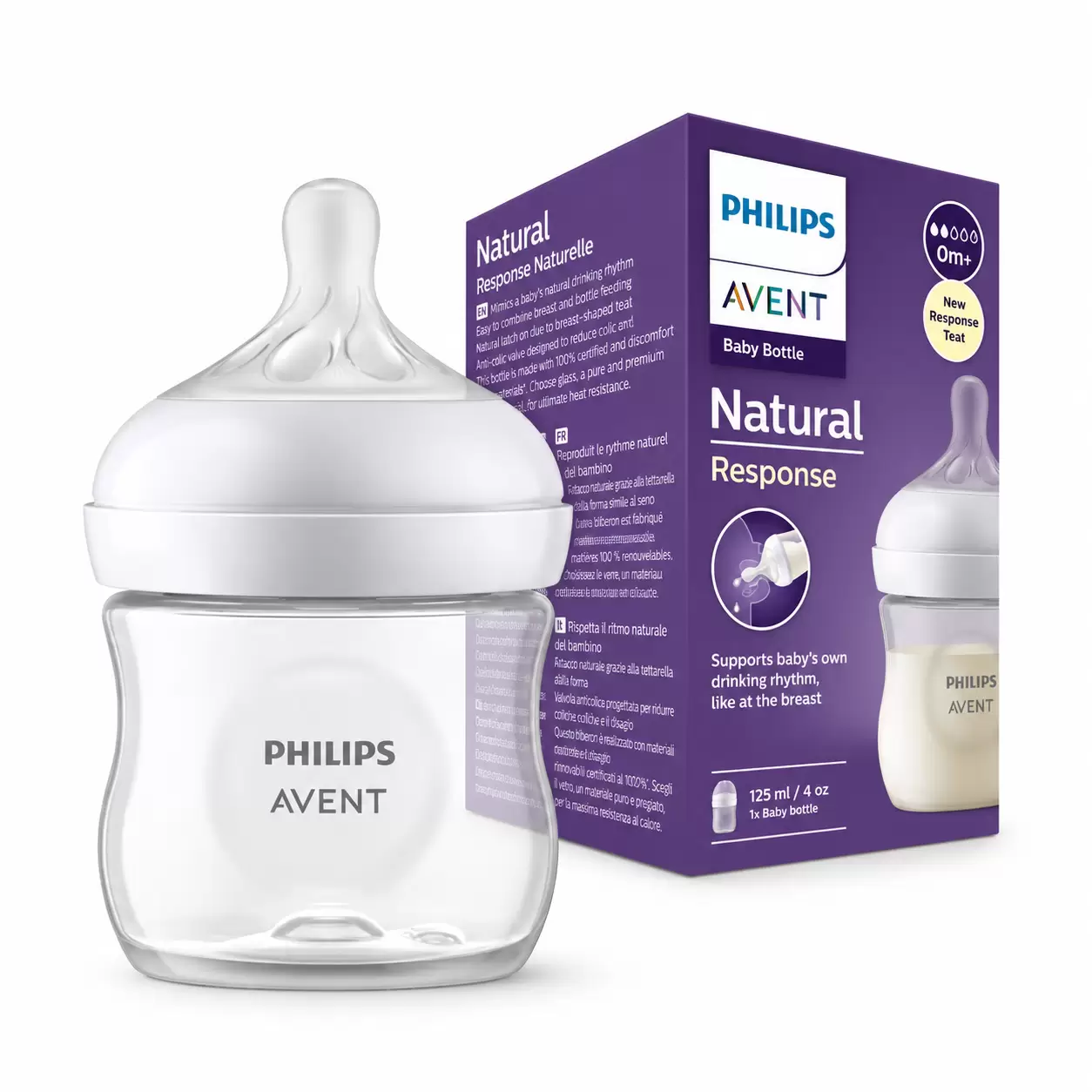 Philips Avent Natural Response Baby Bottle – 125 ml